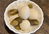 うずらの卵とハラペーニョのピクルス